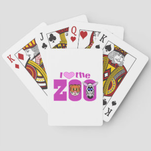 I Love the Zoo Playing Cards