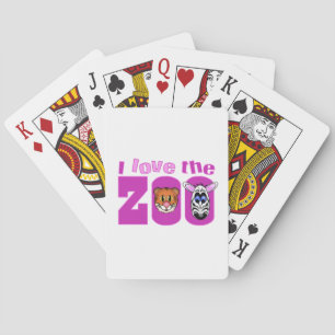 I Love the Zoo Playing Cards