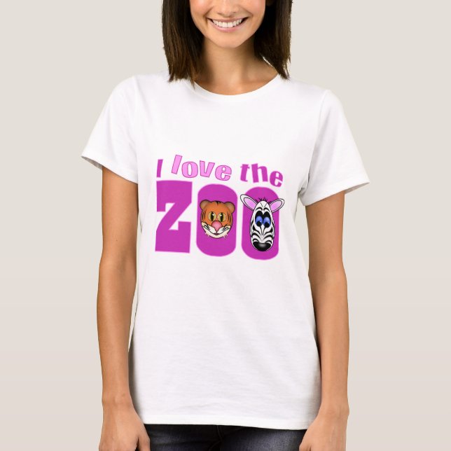 I Love the Zoo T-Shirt (Front)
