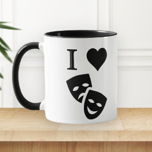I Love Theatre Mug