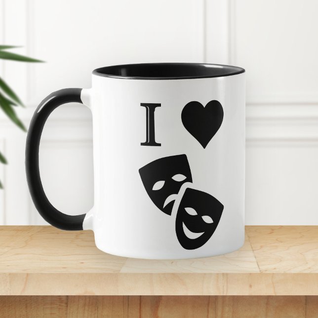 I Love Theatre Mug (Creator Uploaded)