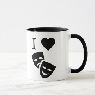 I Love Theatre Mug
