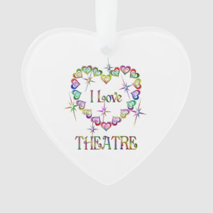 I Love Theatre Ornament