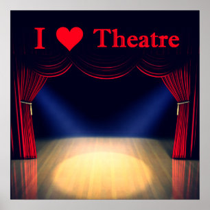 I Love Theatre Poster