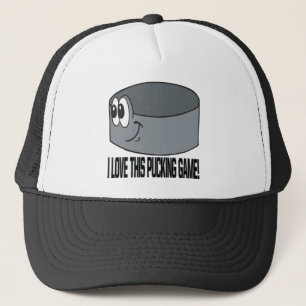 I Love This Pucking Game Trucker Hat