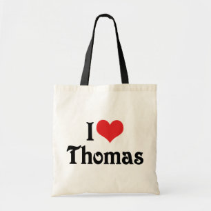 I Love Thomas Tote Bag