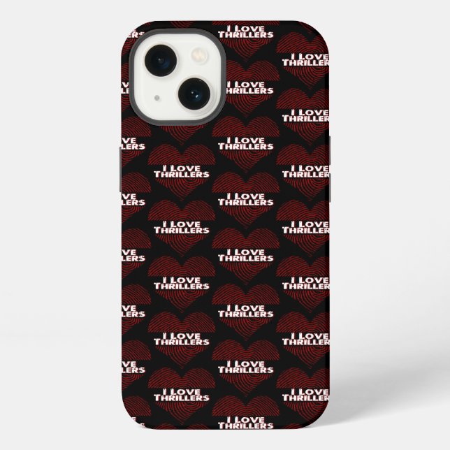 I Love Thrillers   iPhone Case (Back)
