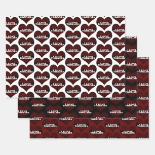 I Love Thrillers Wrapping Paper Sheet