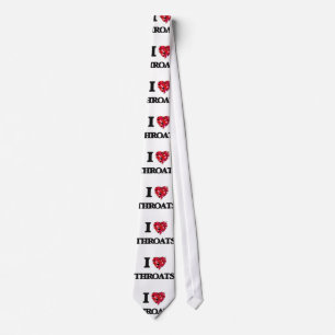 I love Throats Tie