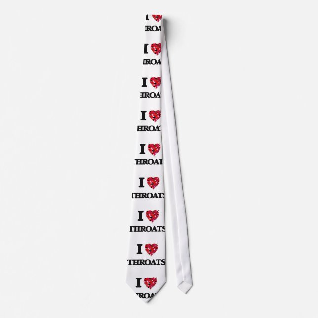 I love Throats Tie (Front)