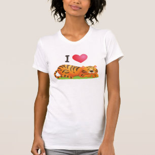 I Love Tiger T-shirt