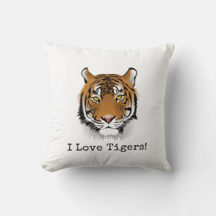 I Love Tigers! Beautiful Cushion