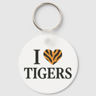 I love Tigers Key Ring