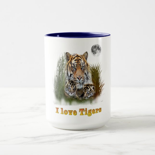 I love Tigers Mug (Center)