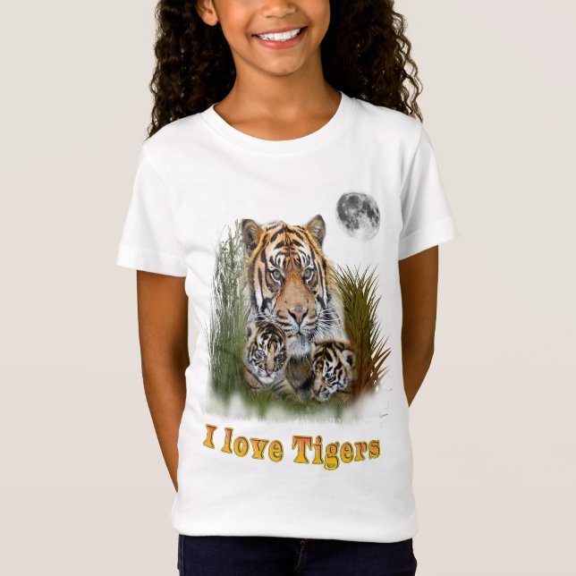 I love Tigers T-Shirt (Front)