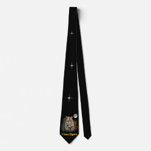 I love Tigers Tie
