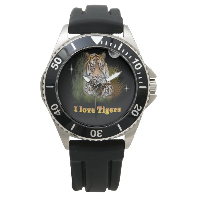 I love Tigers Watch (Front)