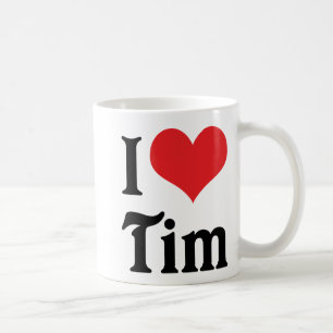 I Love Tim Coffee Mug