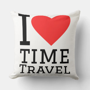 I love time travel cushion