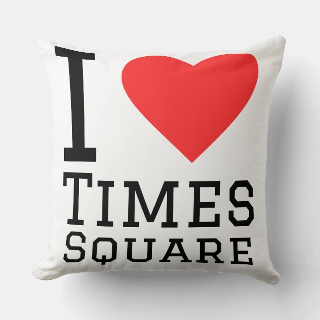 I love Times Square  Cushion (Front)