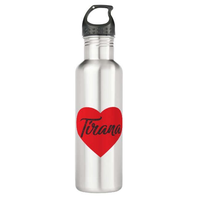 I Love Tirana - Albania 710 Ml Water Bottle (Front)