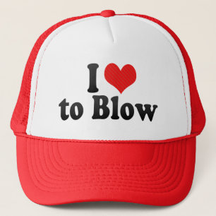 I Love to Blow Trucker Hat