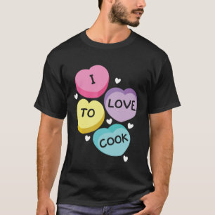 I Love To Cook Cafeteria Job Profession Lady Cook T-Shirt
