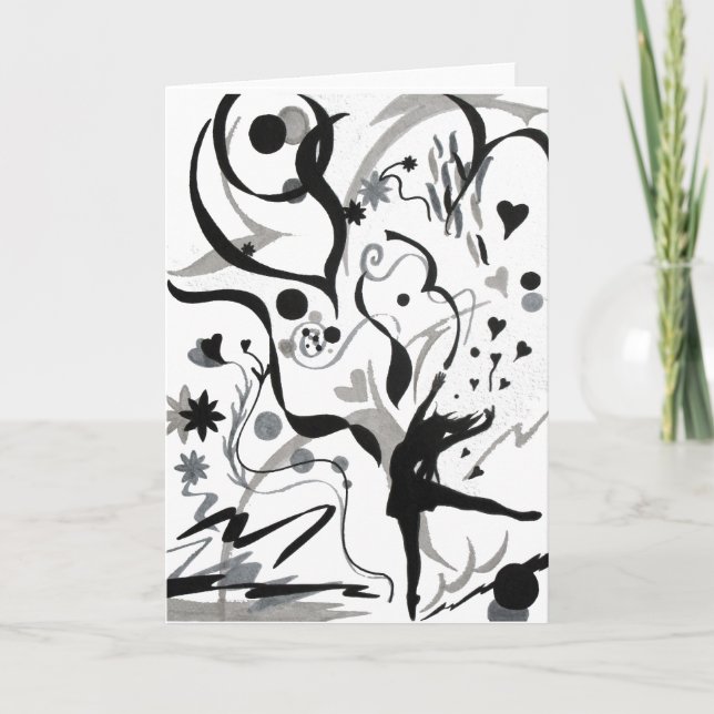 I Love To Dance! Card (Front)