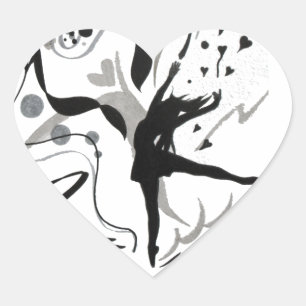 I Love To Dance! Heart Sticker