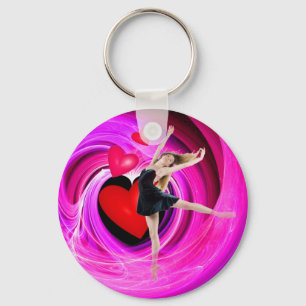 I Love To Dance! Key Ring