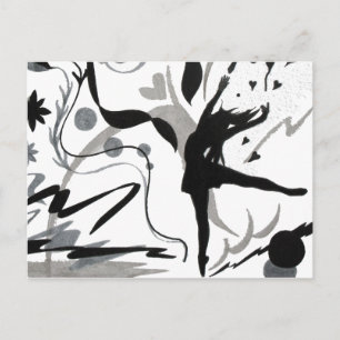 I Love To Dance! Postcard