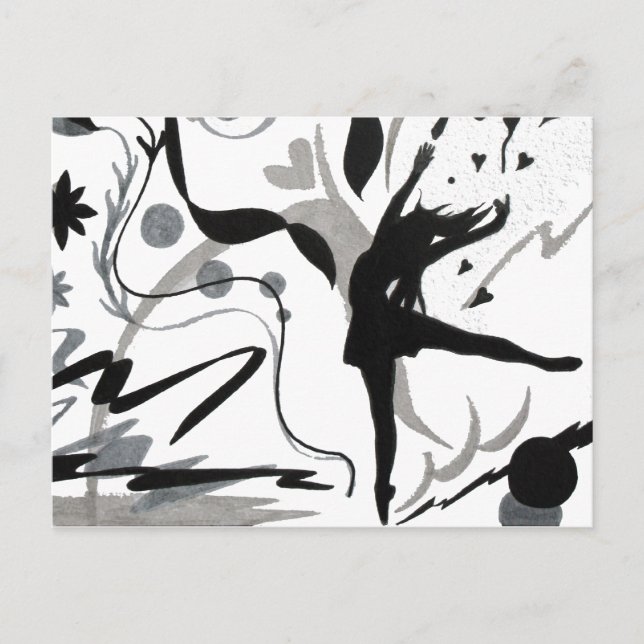 I Love To Dance! Postcard (Front)