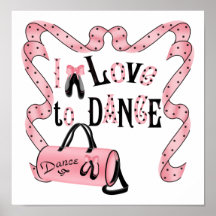 I Love to Dance Print