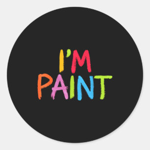 I Love To Finger Paint - I Heart To Finger Paint I Classic Round Sticker