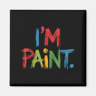I Love To Finger Paint I'm Paint Funny Couple Vale Magnet