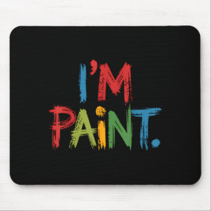 I Love To Finger Paint I'm Paint Funny Couple Vale Mouse Mat