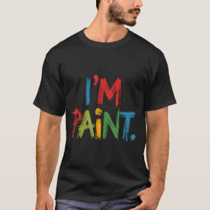 I Love To Finger Paint I'm Paint Funny Couple Vale T-Shirt