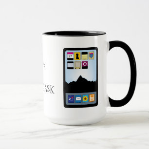 I Love To Multitask coffee mug