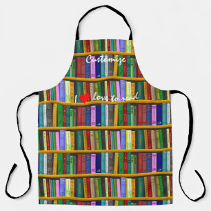 I love to read Books Thunder_Cove  Apron