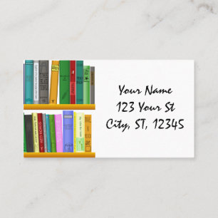 I love to read Books  Thunder_Cove Business Card