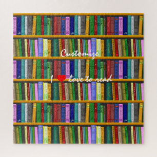 I love to read Books Thunder_Cove Jigsaw Puzzle