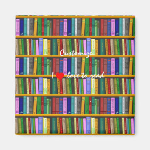 I love to read Books Thunder_Cove Magnet
