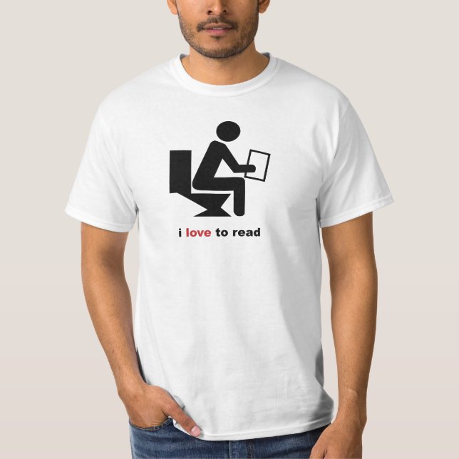 I Love To Read Shirt (Front)