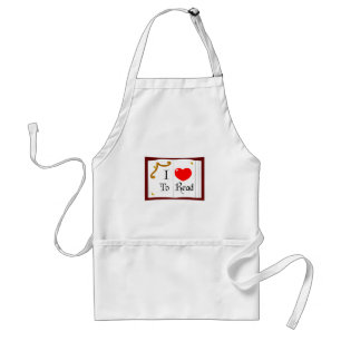 I Love To Read Standard Apron