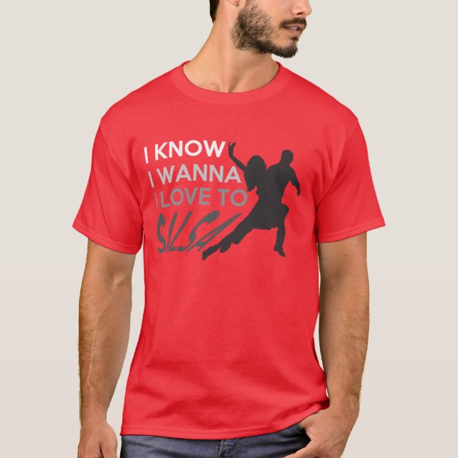 I LOVE TO SALSA T-Shirt (Front)