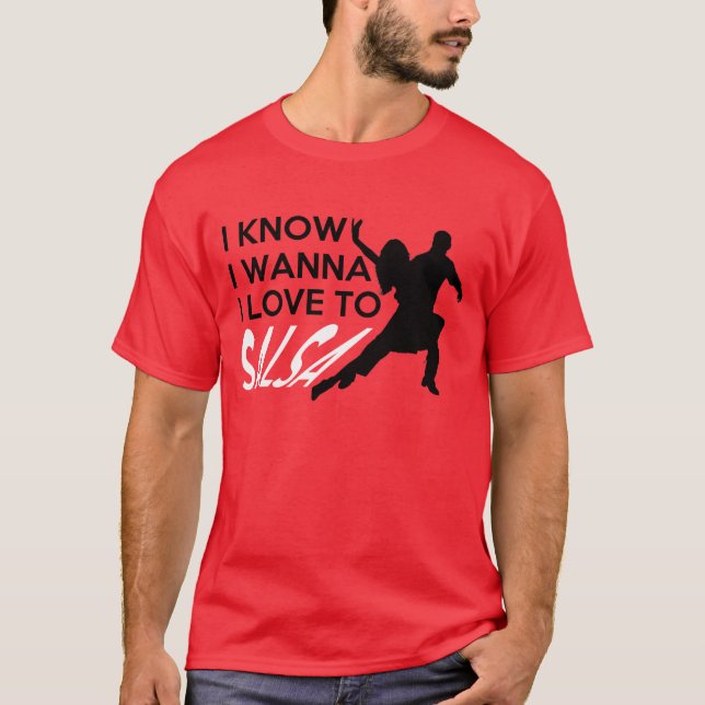 I LOVE TO SALSA T-Shirt (Front)