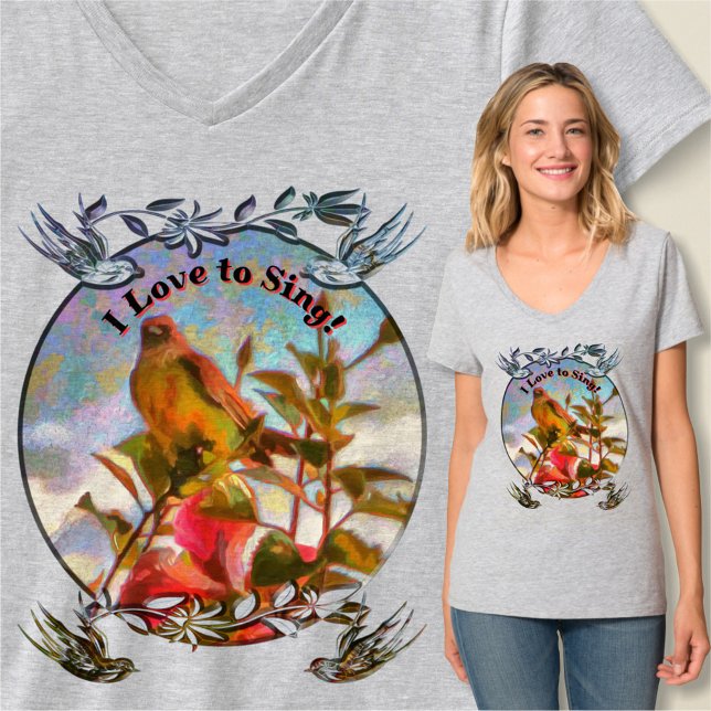 I Love to Sing Poolside Singer 2338 T-Shirt (Creator Uploaded)