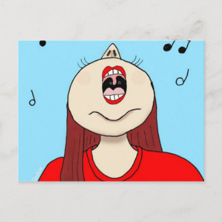 I Love to Sing Postcard