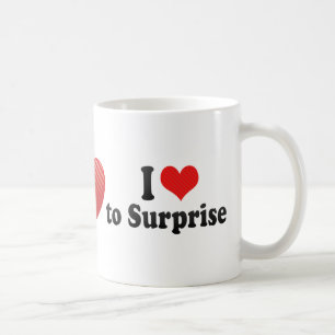 I Love to Surprise Coffee Mug