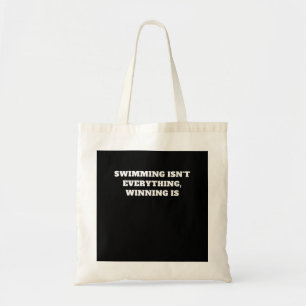 I Love To Swim Art Design Swimming Quote Gift Idea Tote Bag